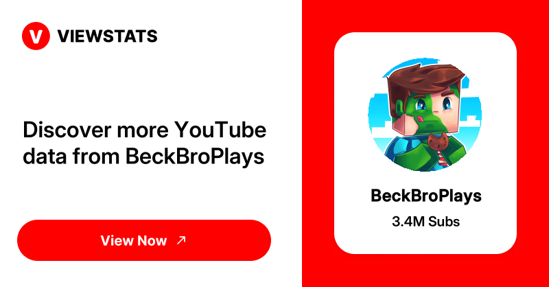 BeckBroPlays - Viewstats