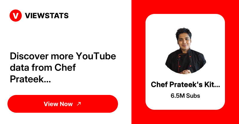 Chef Prateek's Kitchen - Viewstats