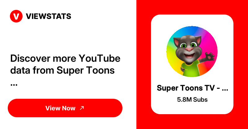 Super Toons TV - Dibujos Animados en Español - Viewstats
